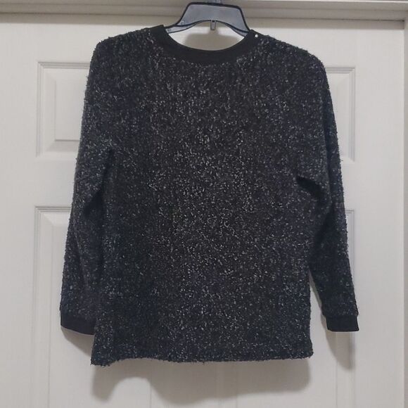 Cathy Daniels black sliver open front jacket - Picture 2 of 8